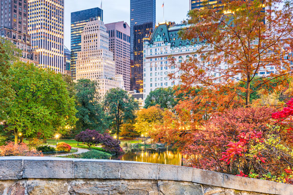 Clima en Nueva York en octubre de 2023