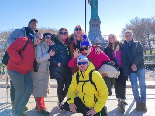 Viaje de noviembre de 2023 con Te Llevo a Nueva York - Foto tomada durante el viaje del 18 al 26 de noviembre de 2023 con nuestros viajeros de Te Llevo a Nueva York